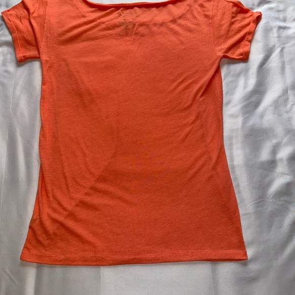 American Eagle Outfitters Orange Short Sleeve Tee Size Small - Picture 2 of 5